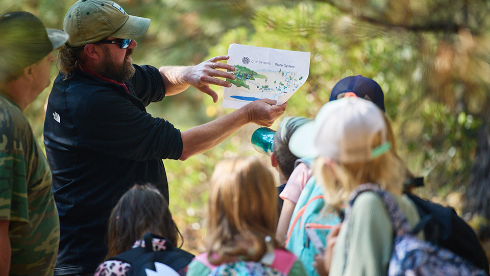 Educating school children about the Tumalo Creek watershed