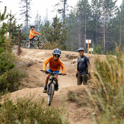 Test ride on the Wanoga pump track in Bend, OR
